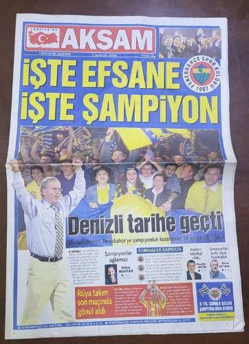 AKŞAM GAZETESİ - 27 MAYIS 2001 - FENERBAHÇE ŞAMPİYON - MUSTAFA DENİZLİ TARİHE GEÇTİ - REHA MUHTAR - HAGİ - ALAATİN METİN - ERCAN AKTUNA - CENGİZ DÖNECEK - HÜSEYİN BAŞTAN, ERCAN TAŞ - FATİH TERİM - TUGAY KERİMOĞLU - SEVİM GÖKYILDIZ - İBRAHİM HAKKI ŞAHİNLER - DENİZ BAYKAL - ANKARA'DA MEMUR YÜRÜYÜŞÜ - ERTUĞ YAŞAR - OTOMOTİVCİ BAŞKAN PERUZZİ YARIŞTA  ÖLDÜ - TOBB GENEL KURULU PARTİ KONGRESİ GİBİ, FUAT MİLAS - DENİZ GÖKÇE - FENERLİ MECNUR'A 3 MİLYAR LİRA CEZA - OKULLU ANARŞİSTLER - SAVAŞ AY - YALÇIN PEKŞEN - SAVAŞ AY - GÜRCÜ ASKERLERİN İSYANI BİTTİ - İKÖ İSRAİL'LE İLİŞKİLERİ KESME KARARI ALDI - AYDIN BOYSAN - ŞAKİR SÜTER - ELİF SÖZEN PETER KOHL DÜĞÜNÜ - EMİN PAZARCI - KEMAL DERVİŞ - BOTAŞ OPERASYONU - AŞKIN NUR YENGİ RÖPORTAJI - NİLÜFER - MUSTAFA DOLU - BANU ALKANIN AİLESİ SOKAKTA KALDI - GALATASARAY 4/0 TRABZONSPOR - LUCESCU'YU AĞLATTILAR - TURGAY RENKLİKURT - OSMAN TANBURACI - DENİZ GÖKÇE - ERCAN AKTUNA - 56 YAŞINDA İKİZ BEBEK DOĞURDU  - CARLOS MENEM - 24 SAYFA EKSİKSİZ