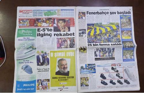 AKŞAM GAZETESİ - 27 MAYIS 2001 - FENERBAHÇE ŞAMPİYON - MUSTAFA DENİZLİ TARİHE GEÇTİ - REHA MUHTAR - HAGİ - ALAATİN METİN - ERCAN AKTUNA - CENGİZ DÖNECEK - HÜSEYİN BAŞTAN, ERCAN TAŞ - FATİH TERİM - TUGAY KERİMOĞLU - SEVİM GÖKYILDIZ - İBRAHİM HAKKI ŞAHİNLER - DENİZ BAYKAL - ANKARA'DA MEMUR YÜRÜYÜŞÜ - ERTUĞ YAŞAR - OTOMOTİVCİ BAŞKAN PERUZZİ YARIŞTA  ÖLDÜ - TOBB GENEL KURULU PARTİ KONGRESİ GİBİ, FUAT MİLAS - DENİZ GÖKÇE - FENERLİ MECNUR'A 3 MİLYAR LİRA CEZA - OKULLU ANARŞİSTLER - SAVAŞ AY - YALÇIN PEKŞEN - SAVAŞ AY - GÜRCÜ ASKERLERİN İSYANI BİTTİ - İKÖ İSRAİL'LE İLİŞKİLERİ KESME KARARI ALDI - AYDIN BOYSAN - ŞAKİR SÜTER - ELİF SÖZEN PETER KOHL DÜĞÜNÜ - EMİN PAZARCI - KEMAL DERVİŞ - BOTAŞ OPERASYONU - AŞKIN NUR YENGİ RÖPORTAJI - NİLÜFER - MUSTAFA DOLU - BANU ALKANIN AİLESİ SOKAKTA KALDI - GALATASARAY 4/0 TRABZONSPOR - LUCESCU'YU AĞLATTILAR - TURGAY RENKLİKURT - OSMAN TANBURACI - DENİZ GÖKÇE - ERCAN AKTUNA - 56 YAŞINDA İKİZ BEBEK DOĞURDU  - CARLOS MENEM - 24 SAYFA EKSİKSİZ