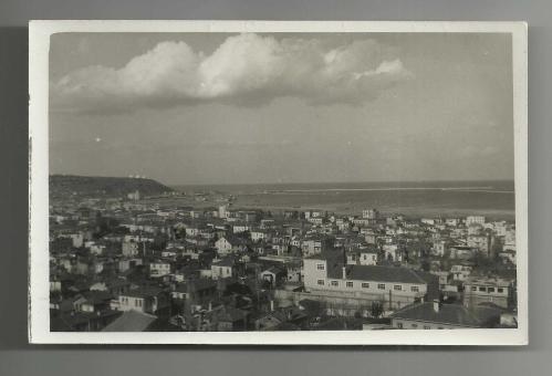 SAMSUN / RASATHANEDEN GÖRÜNÜM - ÖNDE MAKARNACI ZİYA'NIN FABRİKASI KARDEŞLER FIRINI FOTOKART...
