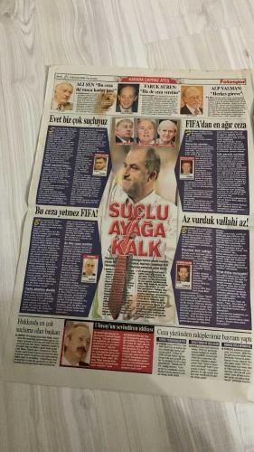 FOTOSPOR SPOR GAZETESİ - TURKISH NEWSPAPER - DOĞUM GÜNÜ HEDİYESİ  - EKSİKSİZ TAM TAKIM GAZETE - 9 ŞUBAT 2006 PERŞEMBE  AYHAN ÇOPUROĞLU – ARIEL ORTEGA – HALUK ULUSOY – SEPP BLATTER – FATİH TERİM – MİRCEA LUCESCU – LUIZ FELIPE SCOLARI – MUSTAFA DENİZLİ – ÖZHAN CANAYDIN – HAKAN ŞÜKÜR – HASAN ŞAŞ – NECATİ ATEŞ – STJEPAN TOMAS – SASA ILIÇ – MONDRAGON – SONG – SAIDOU – UĞUR BORAL – NICOLAS ANELKA – BOUDEWIJN ZENDEN – PIERRE DREOSSI – JAY JAY OKOCHA – AZİZ YILDIRIM – CHRISTOPH DAUM – TUNÇ FINDIK – MUSTAFA KALAYCI – REFİK ARKAN – ERGUN GÜRSOY – FARUK SÜREN – MEHMET CANSUN – TURGAY KIRAN – ALİ DURÜST – NİHAT ÖZDEMİR – İLHAN CAVCAV  ORTEGA DAVASI: FENERBAHÇE CAS’TAN 11 MİLYON DOLAR KAZANDI – AYHAN ÇOPUROĞLU: “TAHKİM CEZAYI YUMUŞATIR, CAS İNDİRİR” – FIFA’NIN 6 MAÇ CEZASI 2 MAÇA İNEBİLİR – TERİM GİDİCİ, YERİNE LUCE, SCOLARI VE