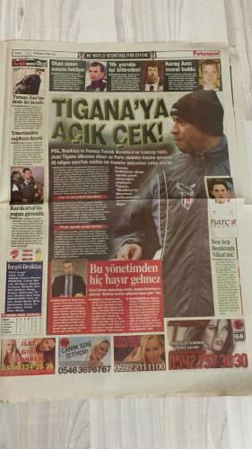 FOTOSPOR SPOR GAZETESİ - TURKISH NEWSPAPER - DOĞUM GÜNÜ HEDİYESİ  - EKSİKSİZ TAM TAKIM GAZETE - 14 ŞUBAT 2006 SALI  ZINEDINE ZIDANE – ALAIN MIGLIACCIO – ROBERTO CARLOS – NICOLAS ANELKA – ALEX DE SOUZA – LUCIANO – PARREIRA – CHRISTOPH DAUM – STJEPAN TOMAS – SASA ILIÇ – MONDRAGON – SONG – SAIDOU – HAKAN ŞÜKÜR – HASAN ŞAŞ – NECATİ ATEŞ – ÜMİT KARAN – TUNCAY ŞANLI – YILDIRAY BAŞTÜRK – ERIK GERETS – ÜNAL AYSAN – TURGAY KIRAN – ÖZHAN CANAYDIN – FARUK SÜREN – ERGUN GÜRSOY – MEHMET CANSUN – REFİK ARKAN – NİHAT ÖZDEMİR – İLHAN CAVCAV – UĞUR BORAL – SERGEN YALÇIN – TÜMER METİN – JUN – GÖKHAN GÜLEÇ – AHMED HASSAN – İBRAHİM ÜZÜLMEZ – SINAN VARDAR  ZIDANE İÇİN BOMBA TEKLİF: MENAJER MİGLIACCIO FENERBAHÇE’YE KİRALIK PLAN HAZIRLIYOR – 100. YILDA DEV HEDEFLER – PSG’DEN TIGANA’YA SINIRSIZ BÜTÇE – TRABZONSPOR’DA ALİ GÜZELDAL GÜNÜN ADAMI – GALATASARAY’DA GERETS: “ŞAMPİYON OLUNSA BİLE GİDERİM” – MALİ KRİZ VE BOYKOTLARA RAĞMEN ASLANLAR KÜKREDİ – CANAYDIN TEKRAR ADAY OLMAYACAK – GÜRSOY: “İÇERDEN VURULDUK” –