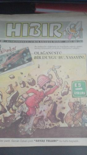 Hıbır Dergisi Sayı 89  Kıtalararası Sinir Bozucu Dergi  10 Ocak 1991