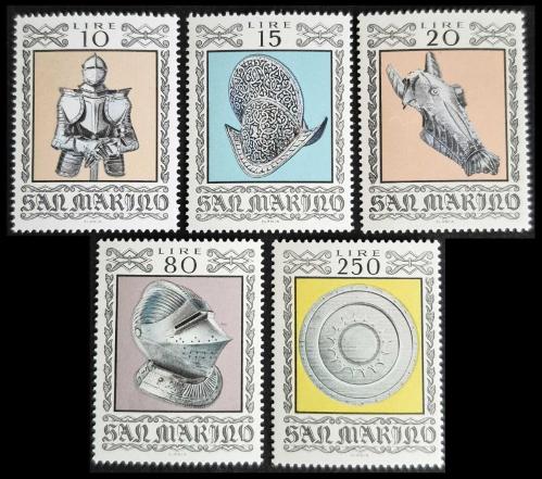 +++ SAN MARINO ANTİK ESERLER      1974   - DAMGASIZ