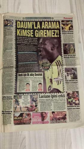FOTOSPOR SPOR GAZETESİ - TURKISH NEWSPAPER - DOĞUM GÜNÜ HEDİYESİ  - EKSİKSİZ TAM TAKIM GAZETE 20 ŞUBAT 2006 PAZARTESİ  ÖZLEM TEZCAN – ENDAL AKDENİZ – MEHMET TORUN – NICOLAS ANELKA – MARCO AURELIO – ÜMİT ÖZAT – ERIK GERETS – ÖZHAN CANAYDIN – HAKAN ŞÜKÜR – HASAN ŞAŞ – NECATİ ATEŞ – ÜMİT KARAN – STJEPAN TOMAS – SASA ILIÇ – MONDRAGON – SONG – SAIDOU – SERGEN YALÇIN – TÜMER METİN – JUN – GÖKHAN GÜLEÇ – AHMED HASSAN – İBRAHİM ÜZÜLMEZ – TURGAY KIRAN – SELAHATTİN BEYAZIT – ADNAN POLAT – ONAL AYSAL – MUSTAFA SARIGÜL – ERGUN GÜRSOY – FARUK SÜREN – MEHMET CANSUN – ALİ DURÜST – CENGİZ ÖZYALÇIN – OSMAN GÜNERİ – NİHAT KAHVECİ – FATİH TEKKE – GÖKDENİZ KARADENİZ – JEFFERSON – LEE – TUĞRUL DEMİR – ATİLLA BİRLİK – CIHAN HASPOLATLI  ÖZLEM TEZCAN İDDAA’NIN KRALİÇESİ – 20 GÜNLÜK YARIŞMADA BİRİNCİ – ENDAL AKDENİZ İKİNCİ, MEHMET TORUN ÜÇÜNCÜ – TRABZONSPOR GAZİANTEPSPOR’U SZYMOWIAK VE DJOKAL’İN GOLLERİYLE 2-0 YENDİ – UEFA KUPASI İDDİASI DEVAM EDİYOR – FENERBAHÇE ANKARASPOR’A 2-1 MAĞLUP OLDU, İLK YENİLGİ – ANE