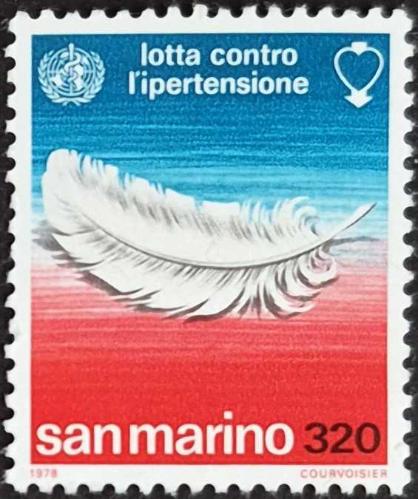 +++ SAN MARINO HİPERTANSİYONLA MÜCADELE      1978   - DAMGASIZ