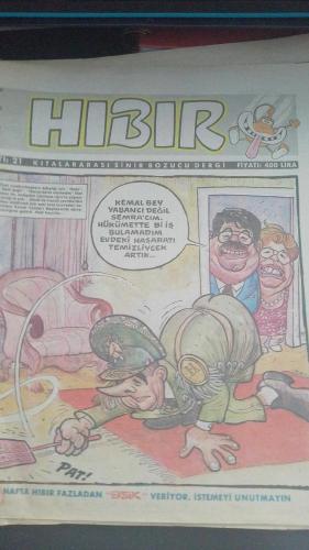 Hıbır Dergisi Sayı 21  Kıtalararası Sinir Bozucu Dergi  21 Eylül 1989