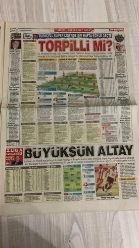 FOTOSPOR SPOR GAZETESİ - TURKISH NEWSPAPER - DOĞUM GÜNÜ HEDİYESİ  - EKSİKSİZ TAM TAKIM GAZETE - 21 ŞUBAT 2006 SALI  ÖZLEM TEZCAN – ENDAL AKDENİZ – MEHMET TORUN – NICOLAS ANELKA – MARCO AURELIO – ÜMİT ÖZAT – ERIK GERETS – ÖZHAN CANAYDIN – HAKAN ŞÜKÜR – HASAN ŞAŞ – NECATİ ATEŞ – ÜMİT KARAN – STJEPAN TOMAS – SASA ILIÇ – MONDRAGON – SONG – SAIDOU – SERGEN YALÇIN – TÜMER METİN – JUN – GÖKHAN GÜLEÇ – AHMED HASSAN – İBRAHİM ÜZÜLMEZ – TURGAY KIRAN – SELAHATTİN BEYAZIT – ADNAN POLAT – ONAL AYSAL – MUSTAFA SARIGÜL – ERGUN GÜRSOY – FARUK SÜREN – MEHMET CANSUN – ALİ DURÜST – CENGİZ ÖZYALÇIN – OSMAN GÜNERİ – NİHAT ÖZDEMİR – FİKRET ORMAN – SÜLEYMAN SEBA – MUSTAFA KOÇ – ALİ KOÇ – AZİZ YILDIRIM – JOSE KLEBERSON – LUIS FELIPE VIEIRA – GEOVANNI MAURICO – HALUK ULUSOY – RECEP TAYYİP ERDOĞAN – MEHMET ALİ ŞAHİN  REKORTMEN İDDAACILAR: ÖZLEM TEZCAN 190.94 ORANLA BİRİNCİ, ENDAL AKDENİZ İKİNCİ, MEHMET TORUN ÜÇÜNCÜ – TRABZONSPOR GAZİANTEPSPOR’U SZYMOWIAK VE DJOKAL’İN GOLLERİYLE 2-0 YENDİ – FENERBAHÇE ANKARASPOR