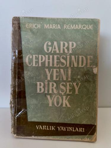 Garp Cephesinde Yeni Bir Şey Yok