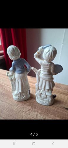 Vintage Porselen Figürlü Biblo Set