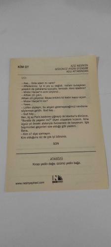 14 Haziran 2015-Orijinal Takvim Yaprağı-Doğum Günü-Söz,Nişan,Nikâh,Düğün ve Önemli Günler Hediyesi-Nesin Vakfı Takvimi-Nisin Vakfında 