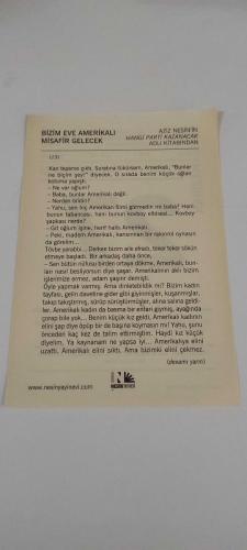27 Haziran 2015-Orijinal Takvim Yaprağı-Doğum Günü-Söz,Nişan,Nikâh,Düğün ve Önemli Günler Hediyesi-Nesin Vakfı Takvimi-Hür Markopaşa'nın 8. sayısı çıkıyor; Rifat Ilgaz sahibi ve yazıişleri müdürü (1949). Varma'da (1966), Vakıfta 