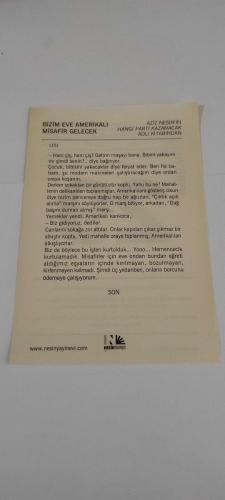 29 Haziran 2015-Orijinal Takvim Yaprağı-Doğum Günü-Söz,Nişan,Nikâh,Düğün ve Önemli Günler Hediyesi-Nesin Vakfı Takvimi-Bizim Eve Amerikalı Misafir Gelecek-Aziz Nesin'in Hangi Parti Kazanacak adlı kitabından.