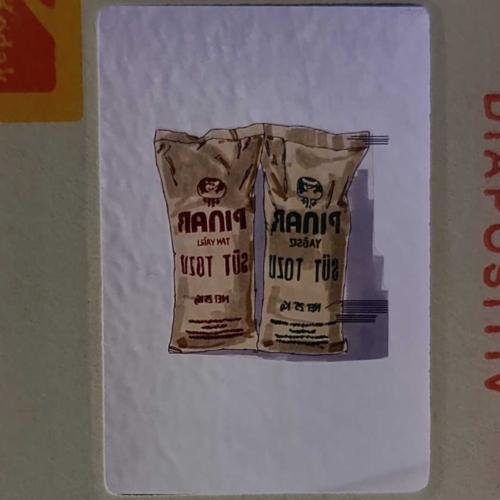 Vintage reklam dia film