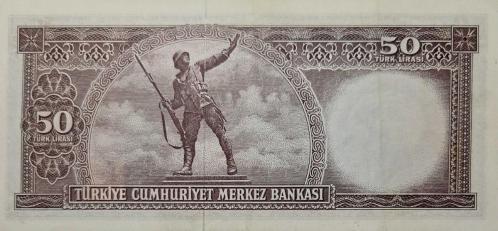 5. Emisyon 6. Tertip 50 Türk Lirası - I03 017726 - (ÇÇT+)