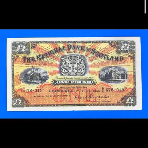 İskoçya 1 pound 1956 ÇA(-)