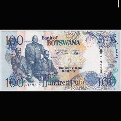 Botswana 100 pula 2004 Çil