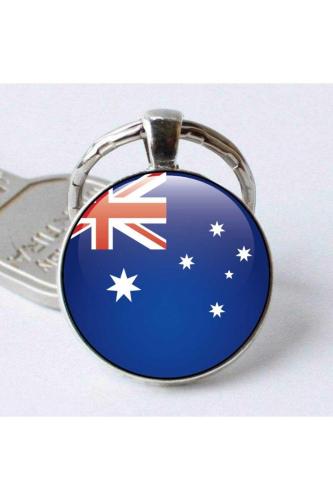 Avustralya Australia Bayrağı Metal Anahtarlık Ülke Temalı Hediyelik