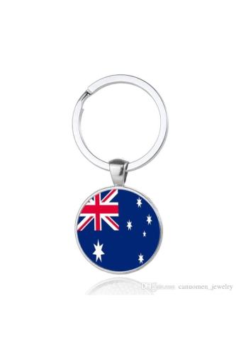 Avustralya Australia Bayrağı Metal Anahtarlık Ülke Temalı Hediyelik