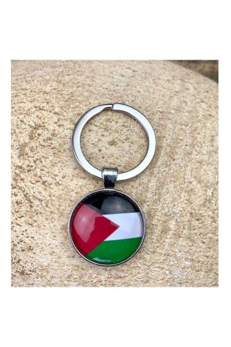 Filistin Palestine Bayrağı Metal Anahtarlık Ülke Temalı Hediyelik