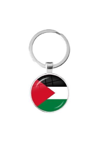 Filistin Palestine Bayrağı Metal Anahtarlık Ülke Temalı Hediyelik
