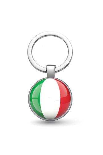 İtalya Italy Bayrağı Metal Anahtarlık Ülke Temalı Hediyelik