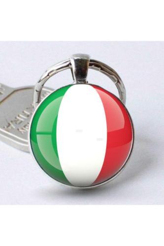 İtalya Italy Bayrağı Metal Anahtarlık Ülke Temalı Hediyelik