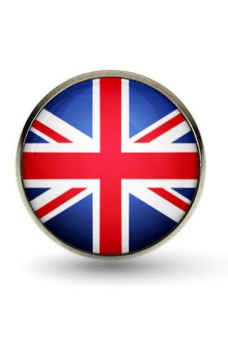 İngiltere (United Kingdom) Bayrak Rozeti - Metal Şekilli Yaka Rozeti
