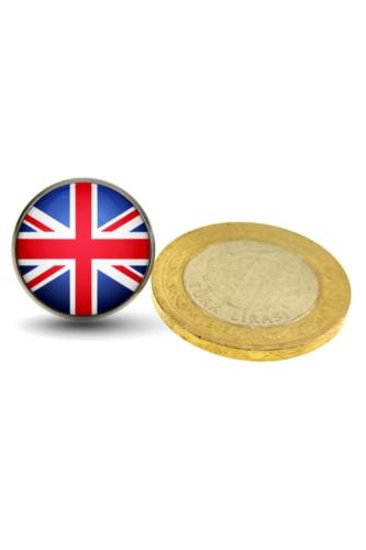 İngiltere (United Kingdom) Bayrak Rozeti - Metal Şekilli Yaka Rozeti