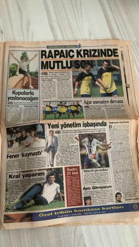 FOTOMAÇ SPOR GAZETESİ - TURKISH NEWSPAPER - DOĞUM GÜNÜ HEDİYESİ  - EKSİKSİZ TAM TAKIM GAZETE -10 TEMMUZ 2001 SALI  MUSTAFA DENİZLİ - GEREMİ - HAKAN CEYHUN - MEHMET CANSUN - FARUK SÜREN - N'GOTTY - NOUMA - ALİ EREN - BÜLENT TUNCAY - BERKANT - HAGİ - HASAN ŞAŞ - MONDRAGON - KEREM - POPESCU - BÜLENT KORKMAZ - EMRE AŞIK - VEDAT - GUSTAVIO - HAKAN ÜNSAL - ERGÜN - ÜMİT - PEREZ - ARİF - SERKAN - GÖKMEN ÖZDEMİR - ESER ÖZALTINDERE - TAFFAREL - EMRE - OKAN - VENTOLA - FARINOS - BINOTTO - BROCCHI - RONALDO - JARDEL  FUTBOLSEVERE MÜJDESİ - GEREMİ'Yİ İSTİYORUM - TRABZON'DA GÜVENOYU - WIMBLEDON HARİKA BİTTİ - ZİDANE ASRIN İMZASI - FENER'İ DİRİLTTİK - CANSUN'UN SÖZLERİ - N'GOTTY CAN SIKTI - TARAFTARI ÜZMEYECEĞİZ - KİMSE BANA CEPHE ALMAZ - BEN VAR YA BEN - SORUN ÇIKARIRIM - HASAN'A ÖZEL GÖREV - GUSTAVIO'NUN İŞİ ZOR - FORVETTEKİ YARIŞ - MONDRAGON SINIFI GEÇTİ - HAGİ TELAŞI YERSİZ - JARDEL'E 2,7 MİLYON DOLAR  GALATASARAY - FENERBAHÇE - BEŞİKTAŞ - TRABZONSPOR - MARSİLYA - O.LYON - POGON - SAO PAULO - ROI
