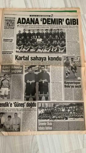 FOTOMAÇ SPOR GAZETESİ - TURKISH NEWSPAPER - DOĞUM GÜNÜ HEDİYESİ  - EKSİKSİZ TAM TAKIM GAZETE -10 TEMMUZ 2001 SALI  MUSTAFA DENİZLİ - GEREMİ - HAKAN CEYHUN - MEHMET CANSUN - FARUK SÜREN - N'GOTTY - NOUMA - ALİ EREN - BÜLENT TUNCAY - BERKANT - HAGİ - HASAN ŞAŞ - MONDRAGON - KEREM - POPESCU - BÜLENT KORKMAZ - EMRE AŞIK - VEDAT - GUSTAVIO - HAKAN ÜNSAL - ERGÜN - ÜMİT - PEREZ - ARİF - SERKAN - GÖKMEN ÖZDEMİR - ESER ÖZALTINDERE - TAFFAREL - EMRE - OKAN - VENTOLA - FARINOS - BINOTTO - BROCCHI - RONALDO - JARDEL  FUTBOLSEVERE MÜJDESİ - GEREMİ'Yİ İSTİYORUM - TRABZON'DA GÜVENOYU - WIMBLEDON HARİKA BİTTİ - ZİDANE ASRIN İMZASI - FENER'İ DİRİLTTİK - CANSUN'UN SÖZLERİ - N'GOTTY CAN SIKTI - TARAFTARI ÜZMEYECEĞİZ - KİMSE BANA CEPHE ALMAZ - BEN VAR YA BEN - SORUN ÇIKARIRIM - HASAN'A ÖZEL GÖREV - GUSTAVIO'NUN İŞİ ZOR - FORVETTEKİ YARIŞ - MONDRAGON SINIFI GEÇTİ - HAGİ TELAŞI YERSİZ - JARDEL'E 2,7 MİLYON DOLAR  GALATASARAY - FENERBAHÇE - BEŞİKTAŞ - TRABZONSPOR - MARSİLYA - O.LYON - POGON - SAO PAULO - ROI