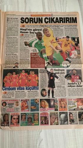 FOTOMAÇ SPOR GAZETESİ - TURKISH NEWSPAPER - DOĞUM GÜNÜ HEDİYESİ  - EKSİKSİZ TAM TAKIM GAZETE -10 TEMMUZ 2001 SALI  MUSTAFA DENİZLİ - GEREMİ - HAKAN CEYHUN - MEHMET CANSUN - FARUK SÜREN - N'GOTTY - NOUMA - ALİ EREN - BÜLENT TUNCAY - BERKANT - HAGİ - HASAN ŞAŞ - MONDRAGON - KEREM - POPESCU - BÜLENT KORKMAZ - EMRE AŞIK - VEDAT - GUSTAVIO - HAKAN ÜNSAL - ERGÜN - ÜMİT - PEREZ - ARİF - SERKAN - GÖKMEN ÖZDEMİR - ESER ÖZALTINDERE - TAFFAREL - EMRE - OKAN - VENTOLA - FARINOS - BINOTTO - BROCCHI - RONALDO - JARDEL  FUTBOLSEVERE MÜJDESİ - GEREMİ'Yİ İSTİYORUM - TRABZON'DA GÜVENOYU - WIMBLEDON HARİKA BİTTİ - ZİDANE ASRIN İMZASI - FENER'İ DİRİLTTİK - CANSUN'UN SÖZLERİ - N'GOTTY CAN SIKTI - TARAFTARI ÜZMEYECEĞİZ - KİMSE BANA CEPHE ALMAZ - BEN VAR YA BEN - SORUN ÇIKARIRIM - HASAN'A ÖZEL GÖREV - GUSTAVIO'NUN İŞİ ZOR - FORVETTEKİ YARIŞ - MONDRAGON SINIFI GEÇTİ - HAGİ TELAŞI YERSİZ - JARDEL'E 2,7 MİLYON DOLAR  GALATASARAY - FENERBAHÇE - BEŞİKTAŞ - TRABZONSPOR - MARSİLYA - O.LYON - POGON - SAO PAULO - ROI