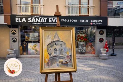ORJİNAL YAĞLI BOYA MUHTEŞEM GALATA TABLO