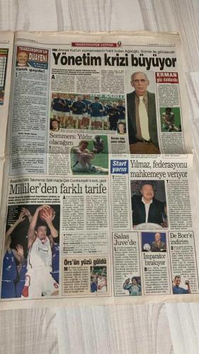 FOTOMAÇ SPOR GAZETESİ - TURKISH NEWSPAPER - DOĞUM GÜNÜ HEDİYESİ  - EKSİKSİZ TAM TAKIM GAZETE -28 TEMMUZ 2001 CUMARTESİ  AZİZ YILDIRIM - MUSTAFA DENİZLİ - LUCESCU - MEHMET CANSUN - CEM UZAN - GUSTAVO - PEREZ - ÜMİT KARAN - SUAT - ÜMİT DAVALA - BERKANT - ARİF - HAKAN BAYRAKTAR - ALİ EREN - SERGEN - SERDAR BİLGİLİ - YÜCEL KOP - YAŞAR AYHAN - ORHAN DEMİRDAL - RONALDO (BENFICA) - JOHNSON - RÜŞTÜ - OĞUZ - RECEP - SAFFET SANCAKLI - COSTA - ORTI - MOGGI - ALTAN TANRIKULU - CÜNEYT ERSAN  ARTIK GERÇEKÇİ OLMALIYIZ - FENER’E ÇALIM - ARTIK TRANSFER İSTEMEM - ALKIŞLAR TERİM’E - SÜREYYA SKANDALI - AÇILIŞTA ŞİMŞEK ÇAKTI - ALİ EREN ÇARESİZ - CANSUN’DAN KARŞI ATAK - GUSTAVO ŞOV YAPTI - PARAYI VEREN JARDEL’İ ALIR - SORUN NEREDE? - KADIKÖY’DEN KİMSE ÇIKAMAZ - BOLUKBAŞ BİN PİŞMAN - GÖZ-GÖZ’ÜN NOTU PEKİYİ  FENERBAHÇE - GALATASARAY - BEŞİKTAŞ - TRABZONSPOR - GAZİANTEPSPOR - SAMSUNSPOR - JUVENTUS - VALENCIA - PORTO - BENFICA - MARSİLYA - AJAX - MİLAN - REAL MADRİD - LAS PALMAS