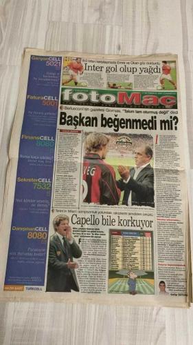 FOTOMAÇ SPOR GAZETESİ - TURKISH NEWSPAPER - DOĞUM GÜNÜ HEDİYESİ  - EKSİKSİZ TAM TAKIM GAZETE -28 TEMMUZ 2001 CUMARTESİ  AZİZ YILDIRIM - MUSTAFA DENİZLİ - LUCESCU - MEHMET CANSUN - CEM UZAN - GUSTAVO - PEREZ - ÜMİT KARAN - SUAT - ÜMİT DAVALA - BERKANT - ARİF - HAKAN BAYRAKTAR - ALİ EREN - SERGEN - SERDAR BİLGİLİ - YÜCEL KOP - YAŞAR AYHAN - ORHAN DEMİRDAL - RONALDO (BENFICA) - JOHNSON - RÜŞTÜ - OĞUZ - RECEP - SAFFET SANCAKLI - COSTA - ORTI - MOGGI - ALTAN TANRIKULU - CÜNEYT ERSAN  ARTIK GERÇEKÇİ OLMALIYIZ - FENER’E ÇALIM - ARTIK TRANSFER İSTEMEM - ALKIŞLAR TERİM’E - SÜREYYA SKANDALI - AÇILIŞTA ŞİMŞEK ÇAKTI - ALİ EREN ÇARESİZ - CANSUN’DAN KARŞI ATAK - GUSTAVO ŞOV YAPTI - PARAYI VEREN JARDEL’İ ALIR - SORUN NEREDE? - KADIKÖY’DEN KİMSE ÇIKAMAZ - BOLUKBAŞ BİN PİŞMAN - GÖZ-GÖZ’ÜN NOTU PEKİYİ  FENERBAHÇE - GALATASARAY - BEŞİKTAŞ - TRABZONSPOR - GAZİANTEPSPOR - SAMSUNSPOR - JUVENTUS - VALENCIA - PORTO - BENFICA - MARSİLYA - AJAX - MİLAN - REAL MADRİD - LAS PALMAS