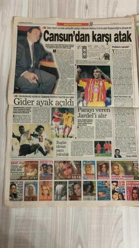 FOTOMAÇ SPOR GAZETESİ - TURKISH NEWSPAPER - DOĞUM GÜNÜ HEDİYESİ  - EKSİKSİZ TAM TAKIM GAZETE -28 TEMMUZ 2001 CUMARTESİ  AZİZ YILDIRIM - MUSTAFA DENİZLİ - LUCESCU - MEHMET CANSUN - CEM UZAN - GUSTAVO - PEREZ - ÜMİT KARAN - SUAT - ÜMİT DAVALA - BERKANT - ARİF - HAKAN BAYRAKTAR - ALİ EREN - SERGEN - SERDAR BİLGİLİ - YÜCEL KOP - YAŞAR AYHAN - ORHAN DEMİRDAL - RONALDO (BENFICA) - JOHNSON - RÜŞTÜ - OĞUZ - RECEP - SAFFET SANCAKLI - COSTA - ORTI - MOGGI - ALTAN TANRIKULU - CÜNEYT ERSAN  ARTIK GERÇEKÇİ OLMALIYIZ - FENER’E ÇALIM - ARTIK TRANSFER İSTEMEM - ALKIŞLAR TERİM’E - SÜREYYA SKANDALI - AÇILIŞTA ŞİMŞEK ÇAKTI - ALİ EREN ÇARESİZ - CANSUN’DAN KARŞI ATAK - GUSTAVO ŞOV YAPTI - PARAYI VEREN JARDEL’İ ALIR - SORUN NEREDE? - KADIKÖY’DEN KİMSE ÇIKAMAZ - BOLUKBAŞ BİN PİŞMAN - GÖZ-GÖZ’ÜN NOTU PEKİYİ  FENERBAHÇE - GALATASARAY - BEŞİKTAŞ - TRABZONSPOR - GAZİANTEPSPOR - SAMSUNSPOR - JUVENTUS - VALENCIA - PORTO - BENFICA - MARSİLYA - AJAX - MİLAN - REAL MADRİD - LAS PALMAS
