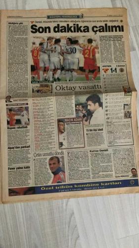 FOTOMAÇ SPOR GAZETESİ - TURKISH NEWSPAPER - DOĞUM GÜNÜ HEDİYESİ  - EKSİKSİZ TAM TAKIM GAZETE -3 AĞUSTOS 2001 CUMA  ALENITCHEV - JARDEL - DİNÇTÜRK - MUSTAFA DENİZLİ - EWAN CHESTER - RECEP - ERSEN MARTİN - CEYHUN - OKTAY DERELİOĞLU - HAKAN BAYRAKTAR - ÜMİT KARAN - HASAN ŞAŞ - ARİF - SERKAN - SUAT - MONDRAGON - KEREM - HÜSEYİN - ŞENES ERZİK - HALUK ULUSOY - HİLMİ OK - JOSEF MARKO - TAYFUN BAYINDIR - İPEK ŞENOĞLU - ELENA YARSKA - FEHMİ ÖZGÜLER - GÖKMEN ÖZDEMİR - EMRAH KAYALIOĞLU - LEVENT TUZEMEN  G.SARAY’A ŞOK - JARDEL DÖNECEK - FENER ALARM VERDİ - TRABZONSPOR DOĞRU YOLDA - OKTAY İLK KEZ - BAYRAKTAR İMZAYI ATTI - MİLLİLER 2’DE 2 YAPTI - HAKEMLERDE DEV FARK - ÜÇ KURUL BİR ARADA - PROTOKOL TRİBÜNÜNE YASAK - YARDIMCINIZA HAVA BASMAYIN - İPEK VE ELENA YARI FİNALDE - SAHİLDE SON SMAÇ - HALTERCİLERE AHLAKİ ZİYARET - GÖRME ENGELLİLER ALMANYA’DA  GALATASARAY - FENERBAHÇE - BEŞİKTAŞ - GAZİANTEPSPOR - VLLAZNIA - LEVSKİ SOFYA - BRANN BERGEN - GLASGOW RANGERS - MARIBOR - GÖZTEPE - BOSNA-HERSEK - UKRAY