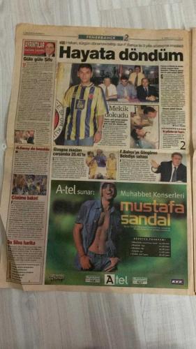 FOTOMAÇ SPOR GAZETESİ - TURKISH NEWSPAPER - DOĞUM GÜNÜ HEDİYESİ  - EKSİKSİZ TAM TAKIM GAZETE -3 AĞUSTOS 2001 CUMA  ALENITCHEV - JARDEL - DİNÇTÜRK - MUSTAFA DENİZLİ - EWAN CHESTER - RECEP - ERSEN MARTİN - CEYHUN - OKTAY DERELİOĞLU - HAKAN BAYRAKTAR - ÜMİT KARAN - HASAN ŞAŞ - ARİF - SERKAN - SUAT - MONDRAGON - KEREM - HÜSEYİN - ŞENES ERZİK - HALUK ULUSOY - HİLMİ OK - JOSEF MARKO - TAYFUN BAYINDIR - İPEK ŞENOĞLU - ELENA YARSKA - FEHMİ ÖZGÜLER - GÖKMEN ÖZDEMİR - EMRAH KAYALIOĞLU - LEVENT TUZEMEN  G.SARAY’A ŞOK - JARDEL DÖNECEK - FENER ALARM VERDİ - TRABZONSPOR DOĞRU YOLDA - OKTAY İLK KEZ - BAYRAKTAR İMZAYI ATTI - MİLLİLER 2’DE 2 YAPTI - HAKEMLERDE DEV FARK - ÜÇ KURUL BİR ARADA - PROTOKOL TRİBÜNÜNE YASAK - YARDIMCINIZA HAVA BASMAYIN - İPEK VE ELENA YARI FİNALDE - SAHİLDE SON SMAÇ - HALTERCİLERE AHLAKİ ZİYARET - GÖRME ENGELLİLER ALMANYA’DA  GALATASARAY - FENERBAHÇE - BEŞİKTAŞ - GAZİANTEPSPOR - VLLAZNIA - LEVSKİ SOFYA - BRANN BERGEN - GLASGOW RANGERS - MARIBOR - GÖZTEPE - BOSNA-HERSEK - UKRAY