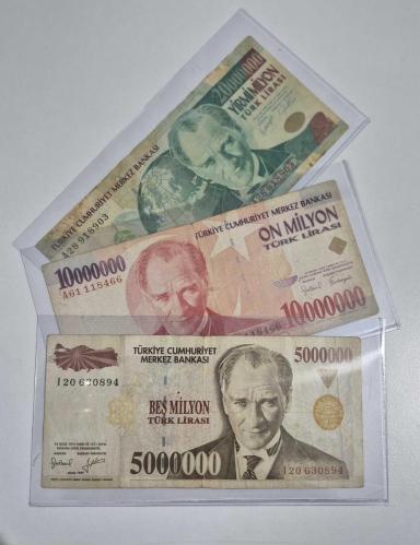 5,10,20milyon  3,lü 7 Emisyon Set