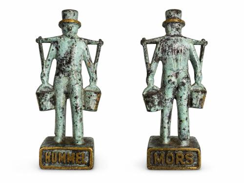 Vintage Pirinç Dekoratif Biblo – Hummel / Mors Figürü