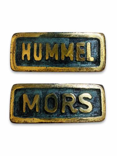 Vintage Pirinç Dekoratif Biblo – Hummel / Mors Figürü