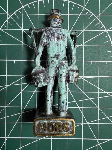 Vintage Pirinç Dekoratif Biblo – Hummel / Mors Figürü