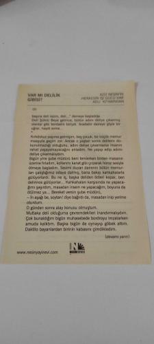 22 Temmuz 2015-Orijinal Takvim Yaprağı-Doğum Günü-Söz,Nişan,Nikâh,Düğün ve Önemli Günler Hediyesi-Nesin Vakfı Takvimi-İzmit'te, Kartepe'de ''Çoğullaşmak'' adlı şiiri yazıyor (1989).-Var Mı Delilik Gibisi?-Aziz Nesin'in Herkesin İşi Gücü Var adlı kitabından.
