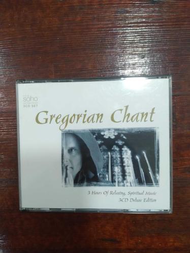 Gregorian Chant 3 CD Set, Deluxe Edition ©2003... Relaxing, Spiritual Music.. The Soho Collection.. Orlando Consort, David Flood, Cappella Nova - Alan Tavaner