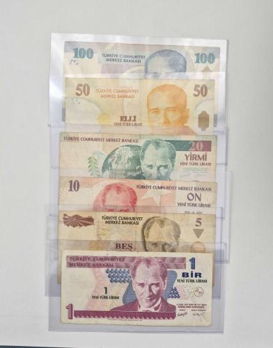 1 YTL İle 100 YTL  Arası 8 Emisyon  6,lı Full Set