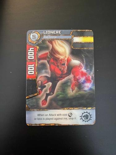 Redakai Kart Oyunu - Lionere Kartı ve Deck Kutusu