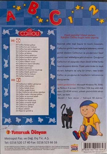 CAİLLOU HAYATI TANIYOR 2 DİSK DVD ORJİNAL FİLM 2.EL DVD ( 12030