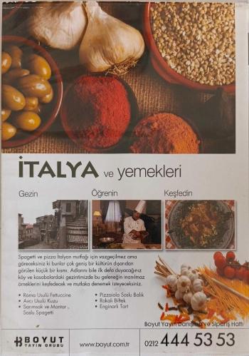 İTALYA VE YEMEKLERİ TAT YOLCULUKLARI DVD ORJİNAL FİLM 2.EL DVD ( 12046