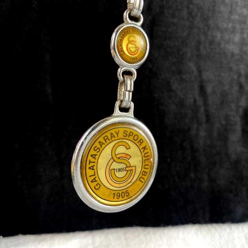 Nostaljik Galatasaray Çift Amblemli Anahtarlık