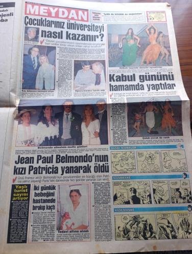 Meydan Gazetesi - Turkish Newspaper - 10 Kasım 1993 - Atatürk'ü hem anıyoruz hem arıyoruz - Atatürk karikatürü çizen Ergin Asyalı - 55 yıl önce 10 Kasım 1938 günü kaybettiğimiz büyük Atatürk'ün emaneti olan ülke beceriksiz ve basiretsiz yöneticiler sayesinde ne hale geldi - tarih Atatürk'ün adını silinmeyen harflerle yazmıştır - Ecelcor Atatürk çok büyük bir komutan ve politik bir dehadır - Süleyman Demirel Atatürk sonsuza kadar zihinlerde yaşayacak - Gazete Del Pololo İtalya Atatürk'ün ölümüyle dünya büyük bir liderini kaybetmiştir - Türkiye'nin en zengin adamlarından Ekrem dürüst garip bir şekilde intihar etti fotoğraf - Prenses Diana'nın bu pozu sarayda şok etkisi yarattı - Jean Paul Belmondo'nun kızı Patricia Yanarak Öldü - Atatürk'ün hayatını anlatan film Metamorfoz - Mahir Günşiray Metamorfoz filminde fotoğraf - Safiye Ayla işte müzik işte eğlencede Atatürk'ün sevdiği şarkıları söyleyecek bize Atatürk'ü anlatacak fotoğraf - Atatürk'ün son günleri sarı zeybek  - 10 Kasım 1938