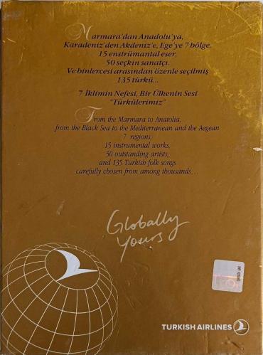 YEDİ İKLİMİN NEFESİ BİR ÜLKENİN SESİ TÜRKÜLERİMİZ 8 DİSK CD ORJİNAL MÜZİK ( İSİMSİZ DEMİR RAF )